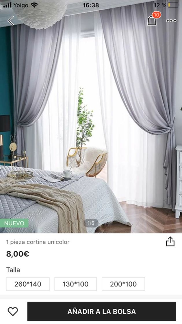 Fashion CORTINAS SHEIN