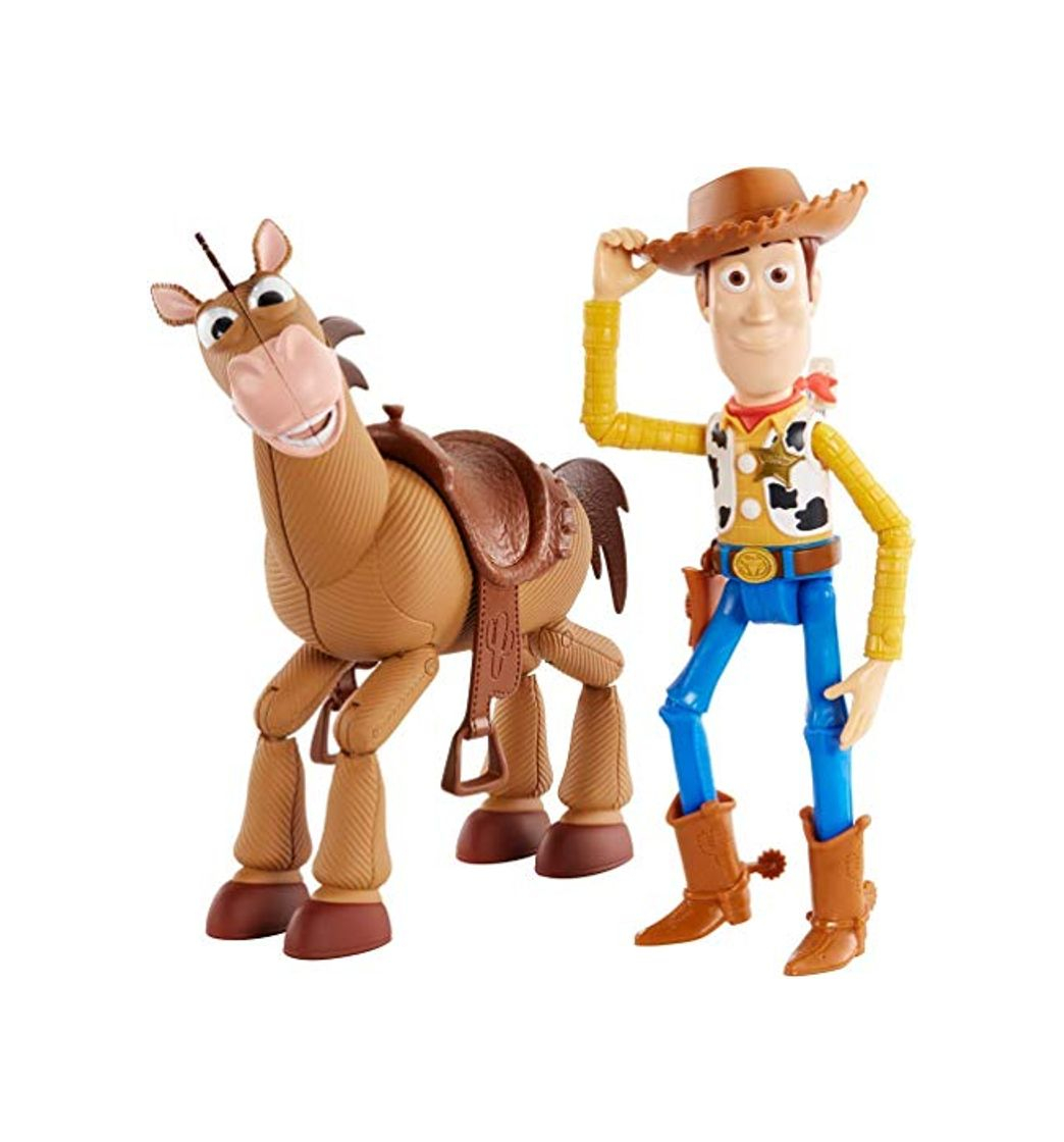 Social Mattel- Disney Toy Story 4-Pack de Aventuras de Woody y Perdigón