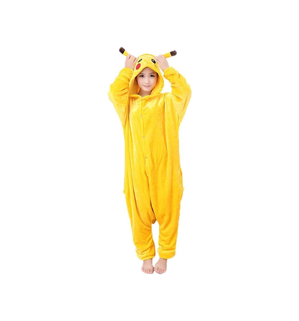 Product JunYito Pijama Pikachu Animale Disfraz Stitch Traje Niños Niña Adulto Mujer Invierno