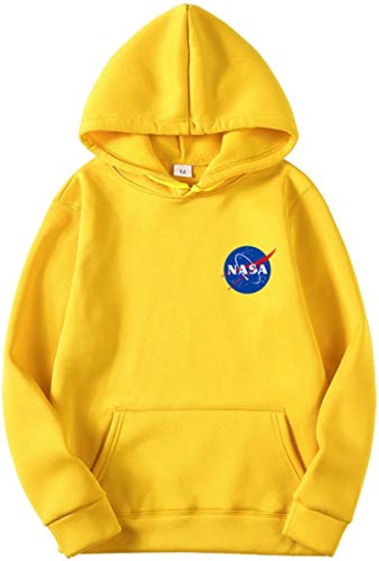 Moda EMILYLE Mujer NASA Iris Color Universo Galaxia Sudadera con Capucha Deportiva S