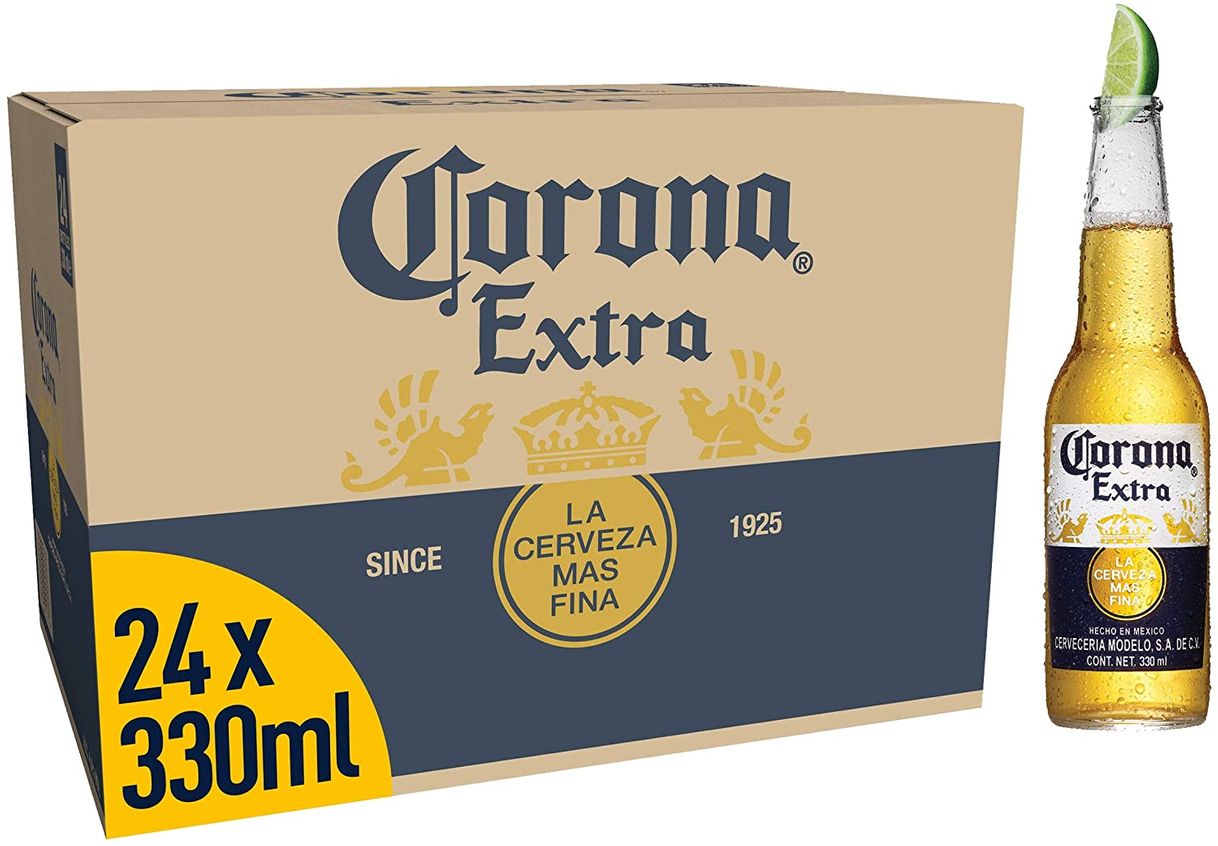 Social Corona Cerveza - Paquete de 24 x 330 ml - Total