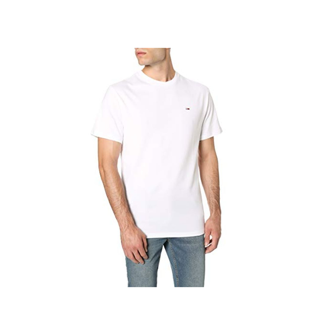 Moda Tommy Hilfiger TJM Tommy Classics tee Camiseta, Blanco