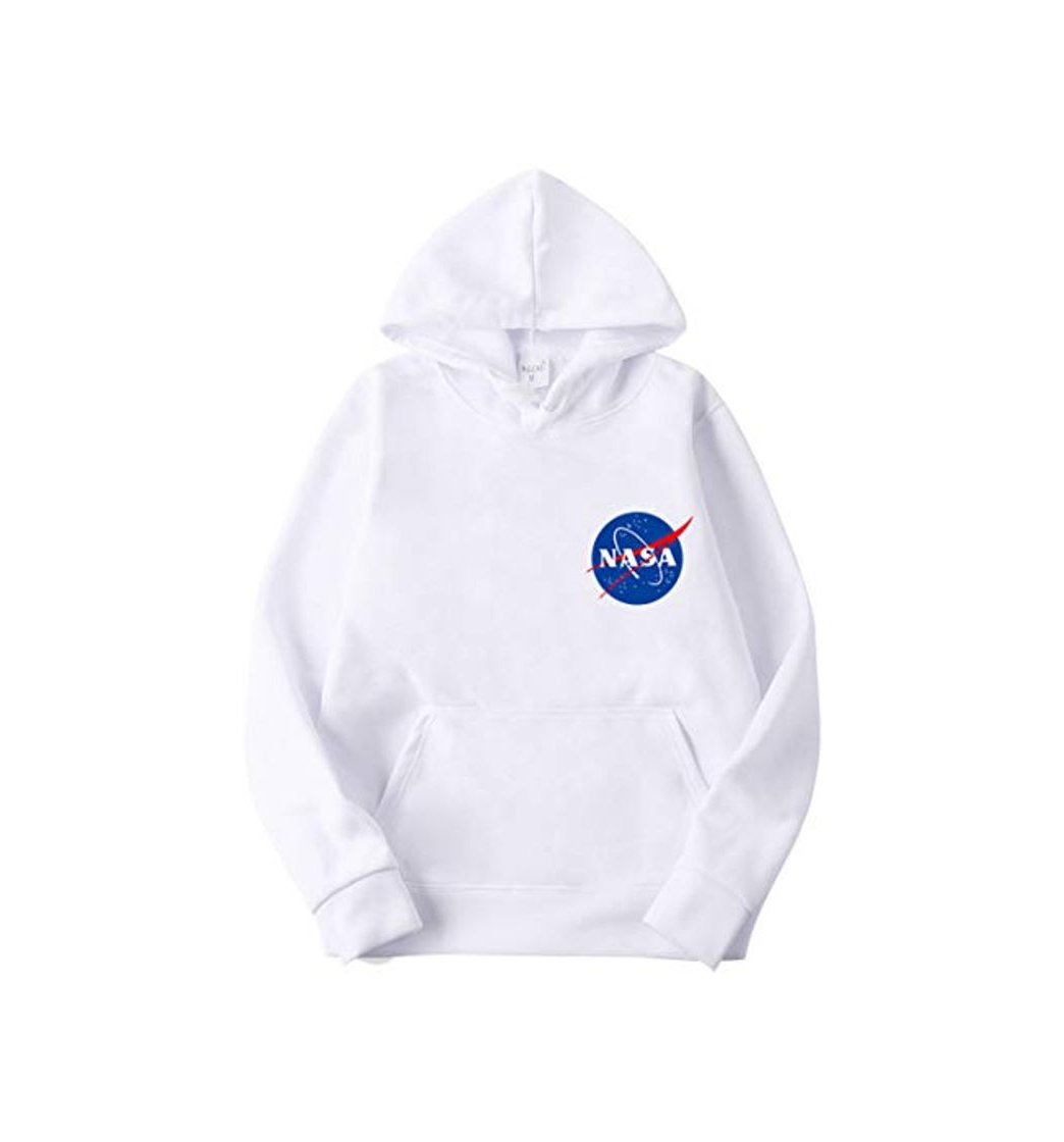 Product EMILYLE Hombre NASA Chuchería Universo Sudadera con Capucha Casual Deportiva Aire Cool