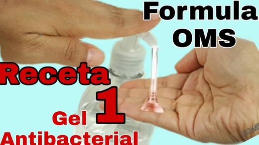 Como hacer gel antibacterial receta oficial OMS - YouTube
