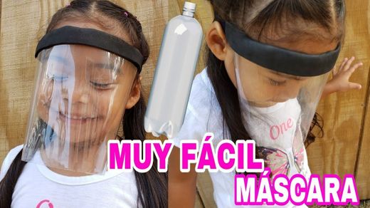 Máscara protectora de botella Muy FÁCIL de hacer - YouTube