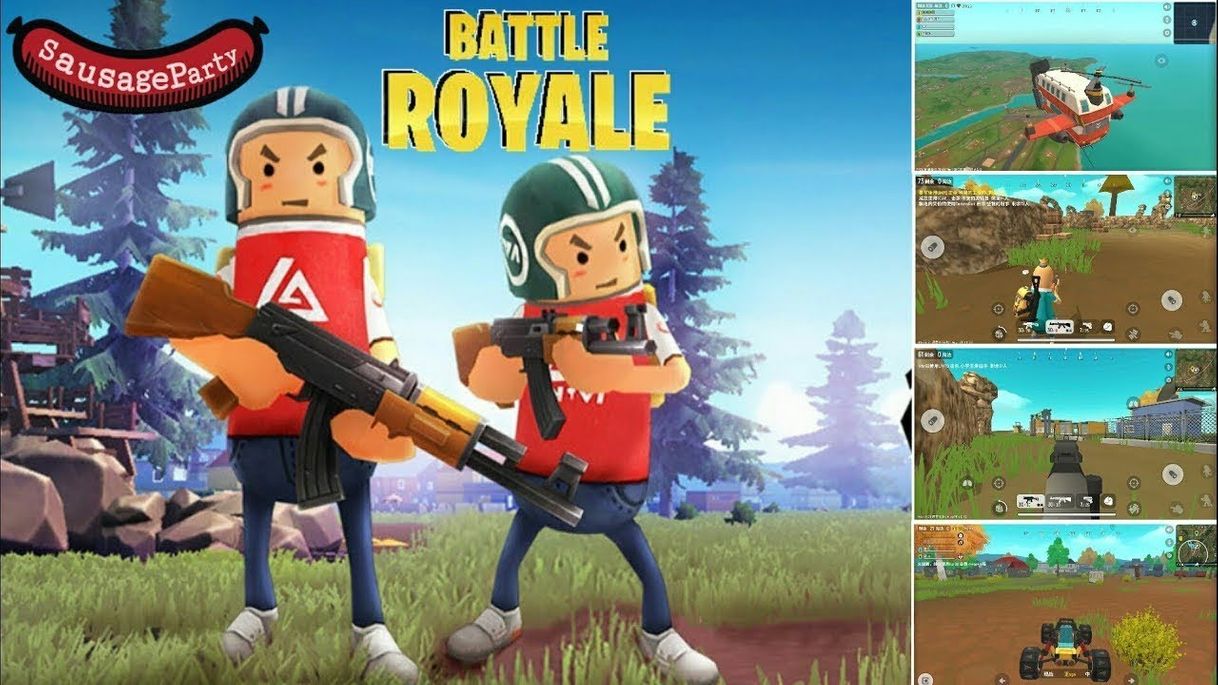 Videogames Sausage Man es un 'battle royale' 