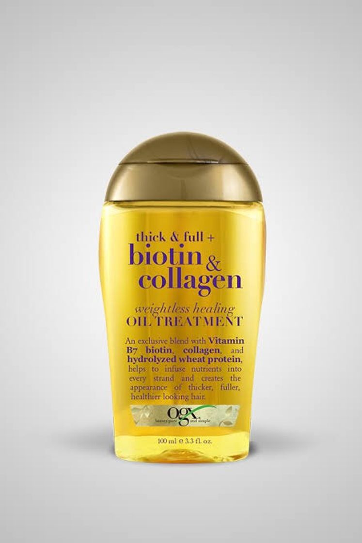 Products OGX Thick and Full Biotin and Collagen Weightless Oil