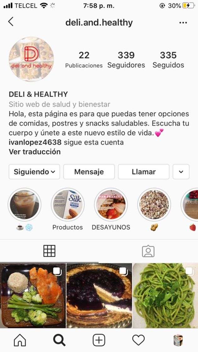 Moda Comida y postres saludables 🙌🏻