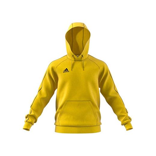 adidas Core 18 Hoody Sudadera con Capucha, Hombre, Yellow