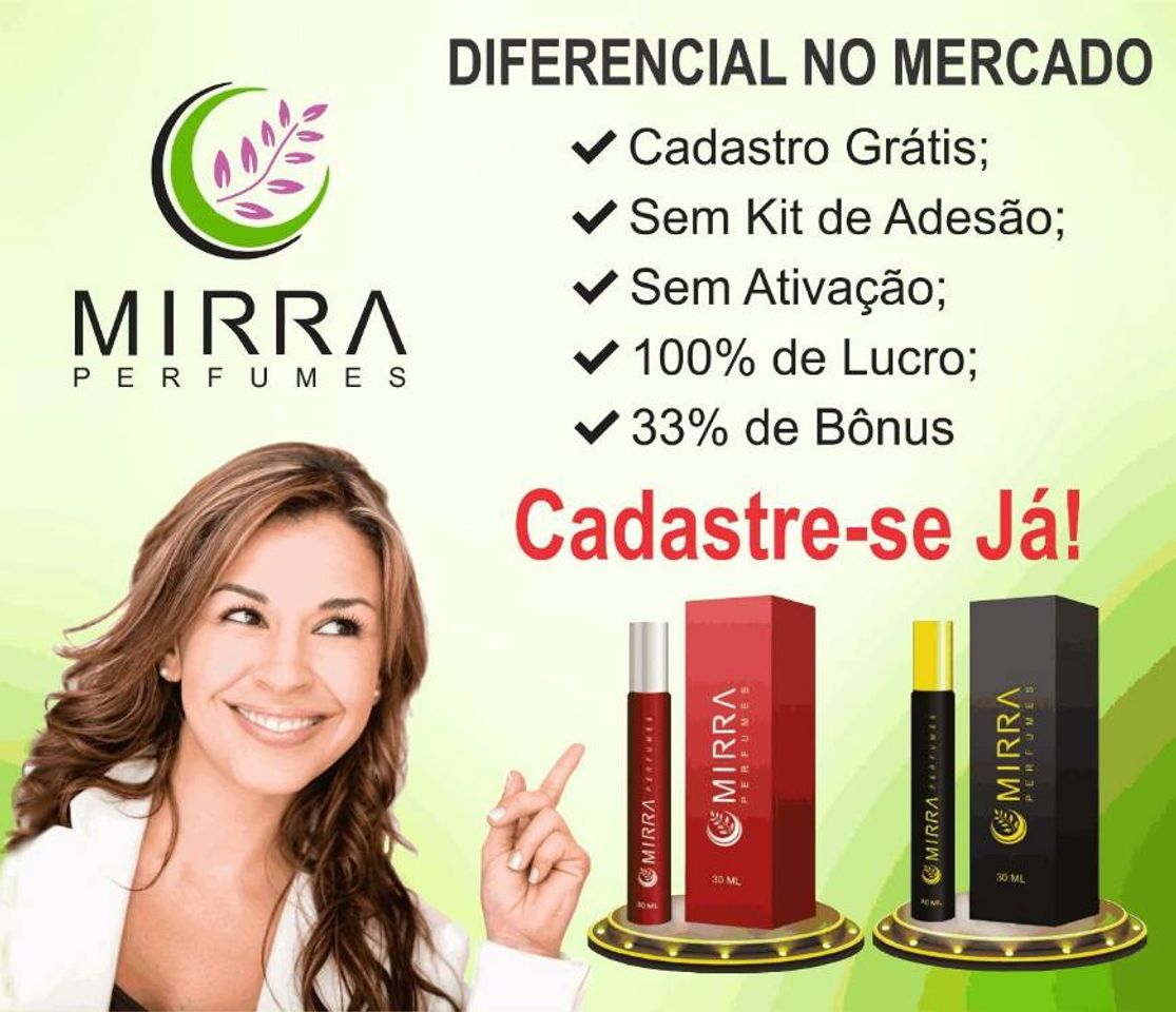 Moda MIRRA PERFUMES-Renda extra 