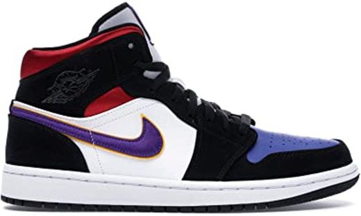 Nike Air Jordan 1 Mid Se, Zapatos de Baloncesto para Hombre, Negro