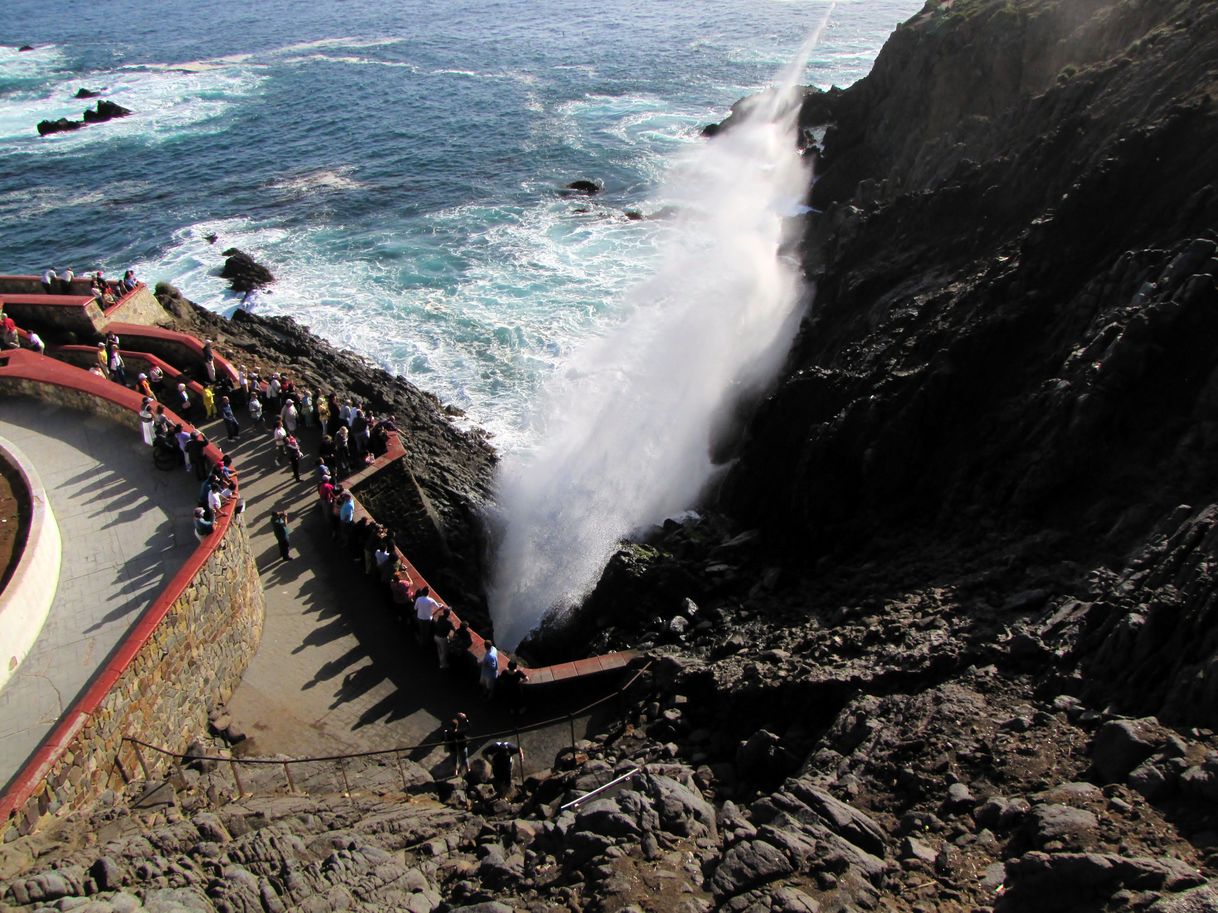 Lugar La Bufadora Ensenada BC Mexico