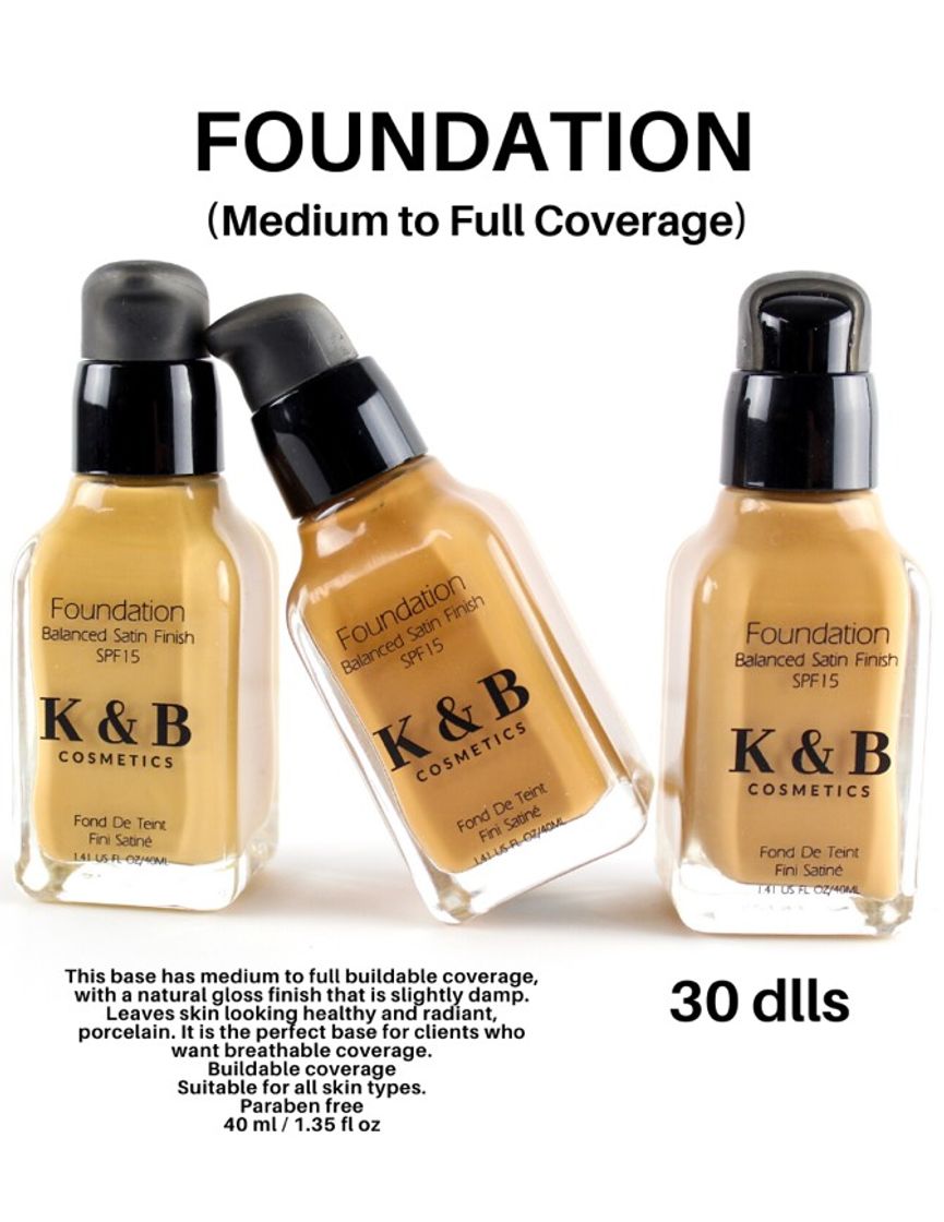 Moda Foundation K&B Cosmetics 