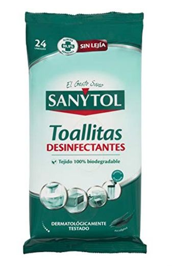 Sanytol - Toallitas desinfectantes Multisuperficies - 24 unidades