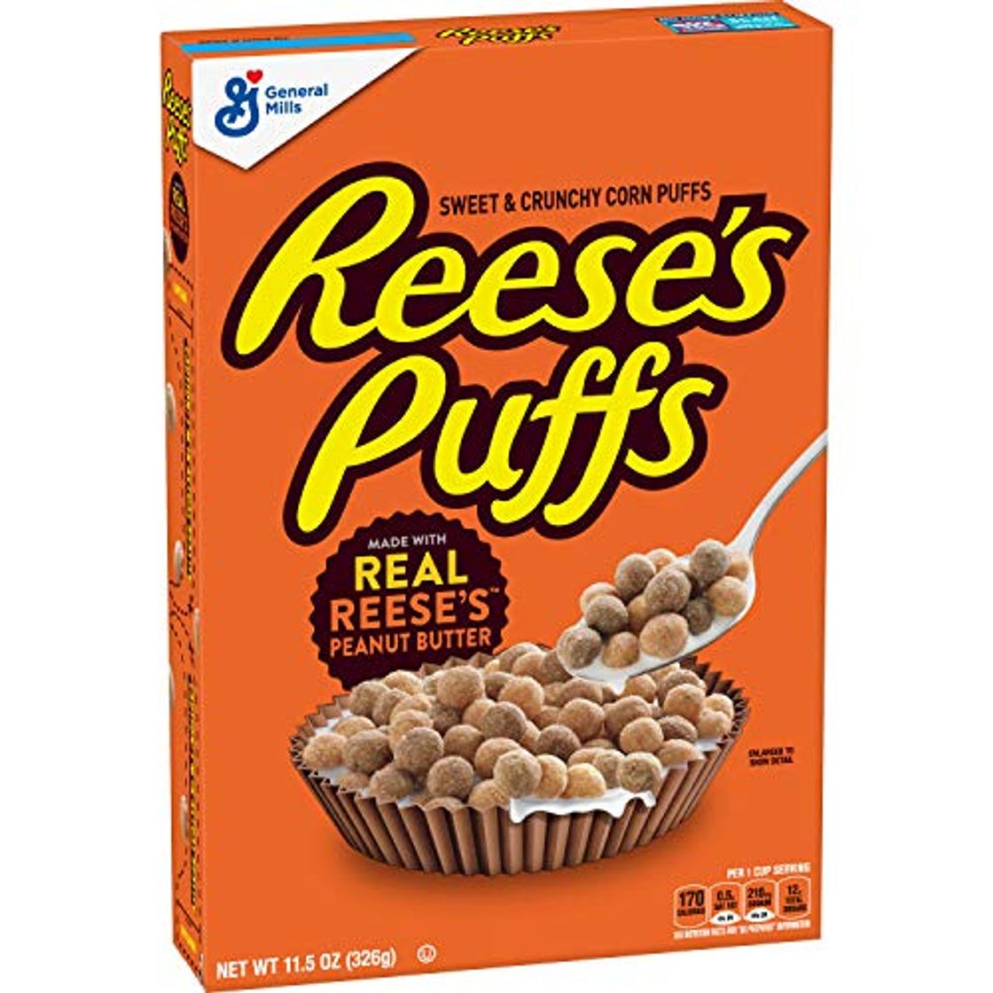 Producto REESE´S PUFF CEREALES MANTEQUILLA DE CACAHUETE