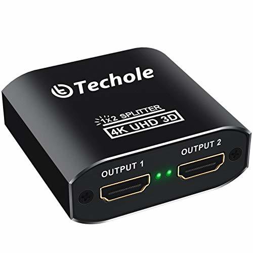 Electronics HDMI Splitter 4K Techole Duplicador HDMI 1x2