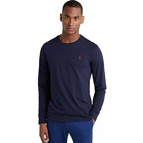 Social Ralph Lauren Camiseta de Manga Larga para Hombre Custom Fit