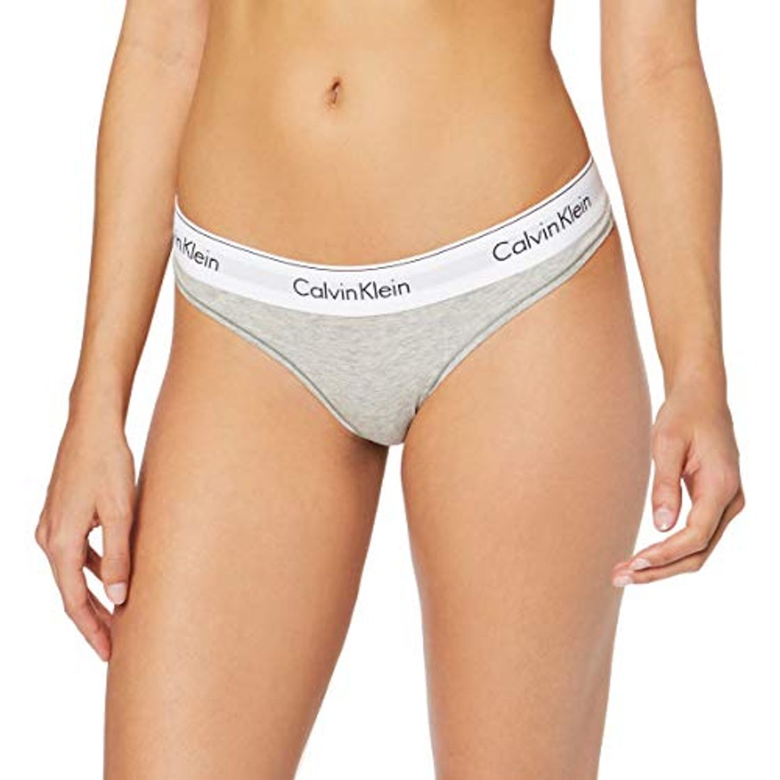 Lugar Calvin Klein Thong Tanga, Grau