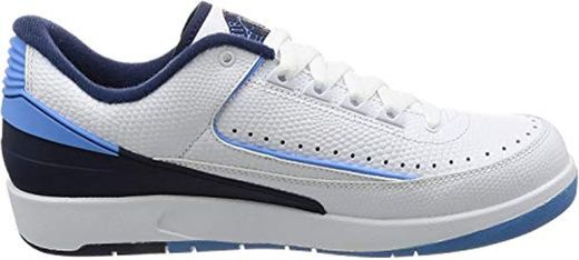 Nike Air Jordan 2 Retro Low, Zapatillas de Baloncesto para Hombre, Blanco