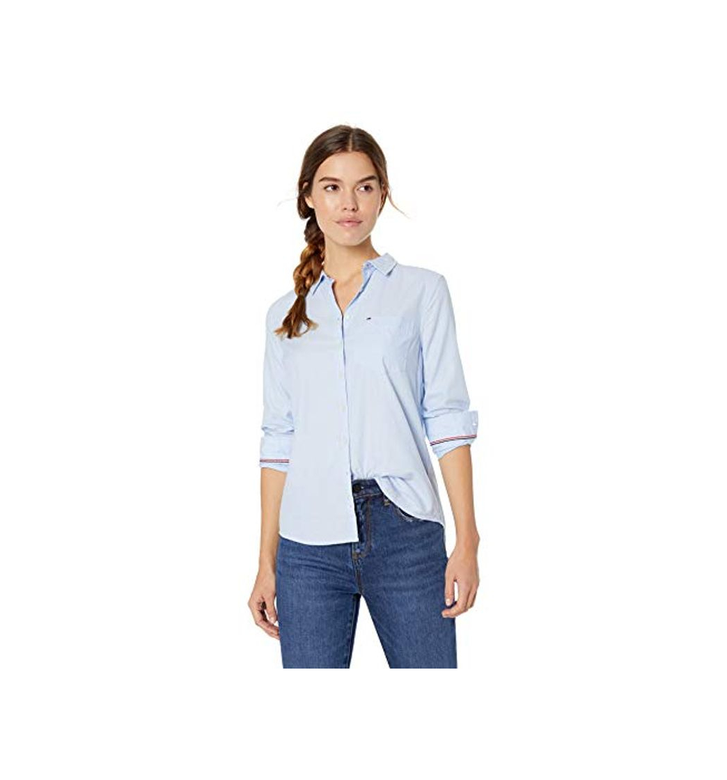 Tommy Hilfiger Original Light Oxford Blusa, Azul