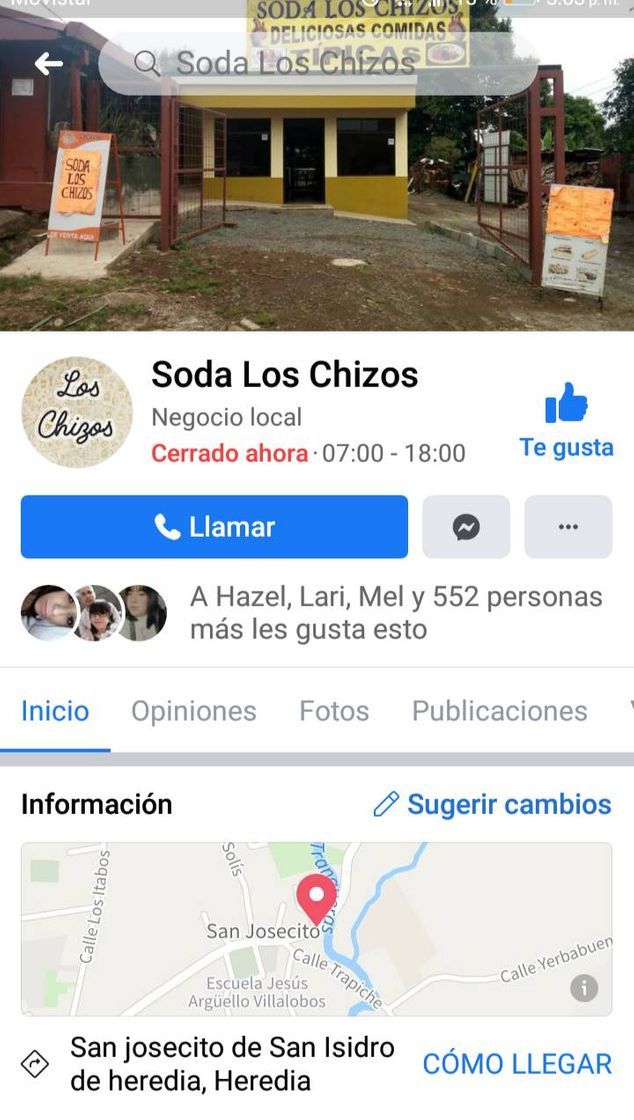 Restaurantes Soda Los Chizos