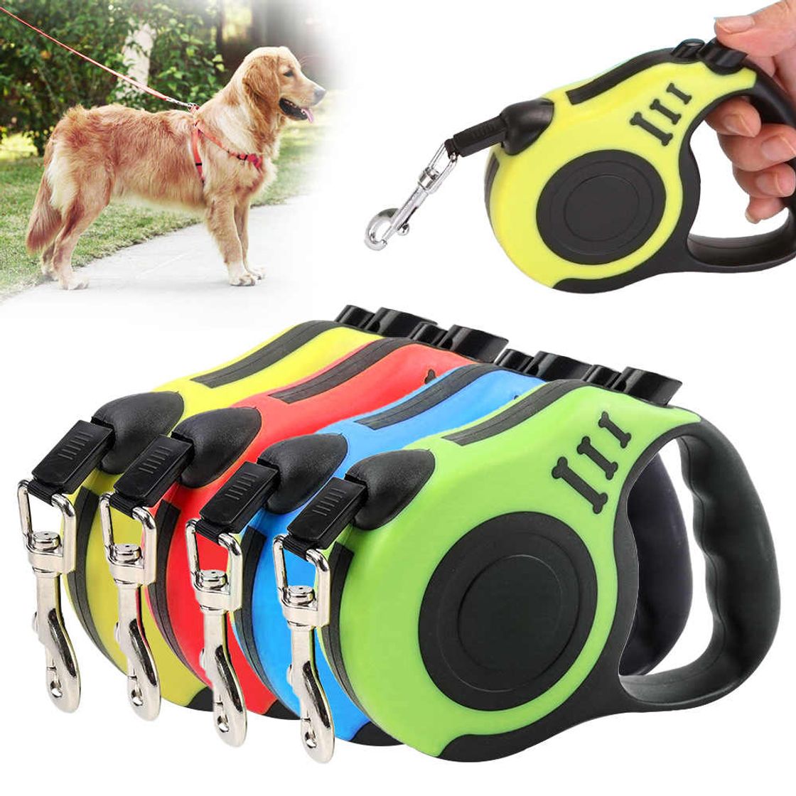 Social Correa de perro automática retráctil 5m extensible 