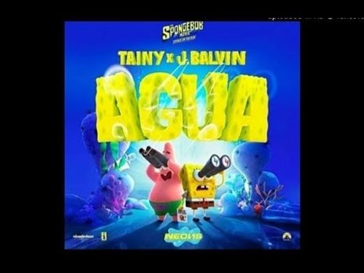 Tainy J Balvin -agua (music from "esponge on the run" movie/