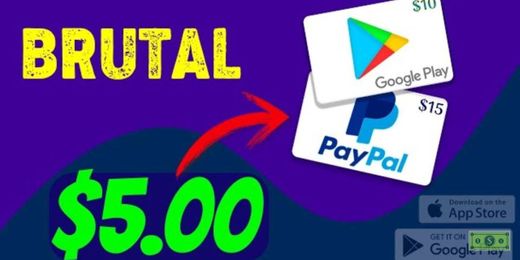 Brutal!!💲😻para ganar dinero 💲en Paypal y Google play 