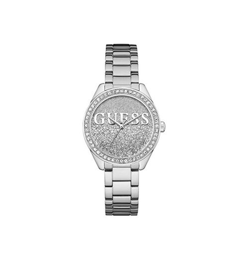 Guess Reloj Analógico para Mujer de Cuarzo con Correa en Acero Inoxidable