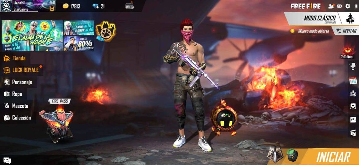 Videogames Unas partidas de Free fire 👍😅