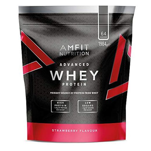 Marca Amazon - Amfit Nutrition Proteína Whey de suero de leche sabor