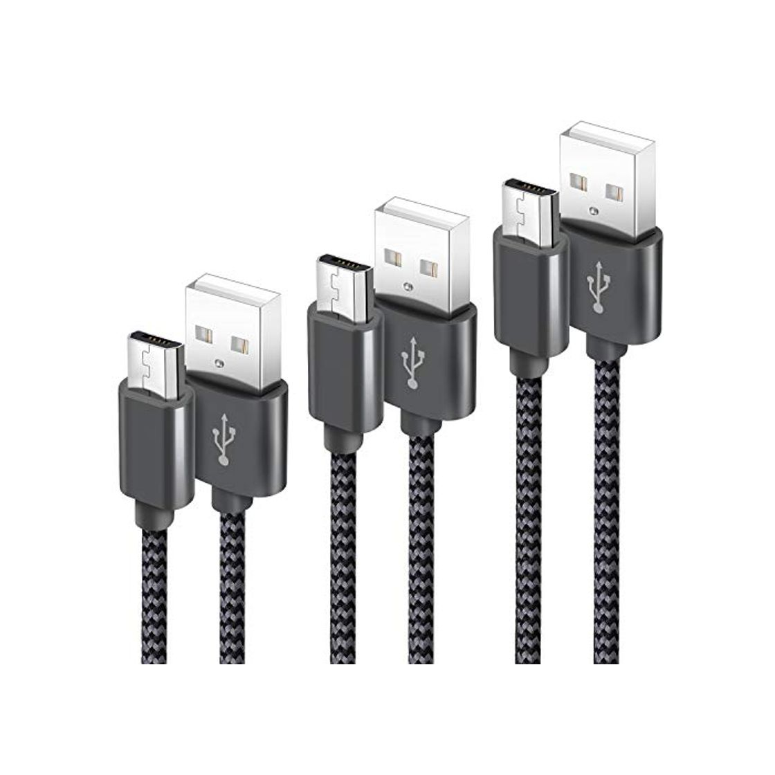 Product GERETIN Cable Micro USB 3Pack 1m