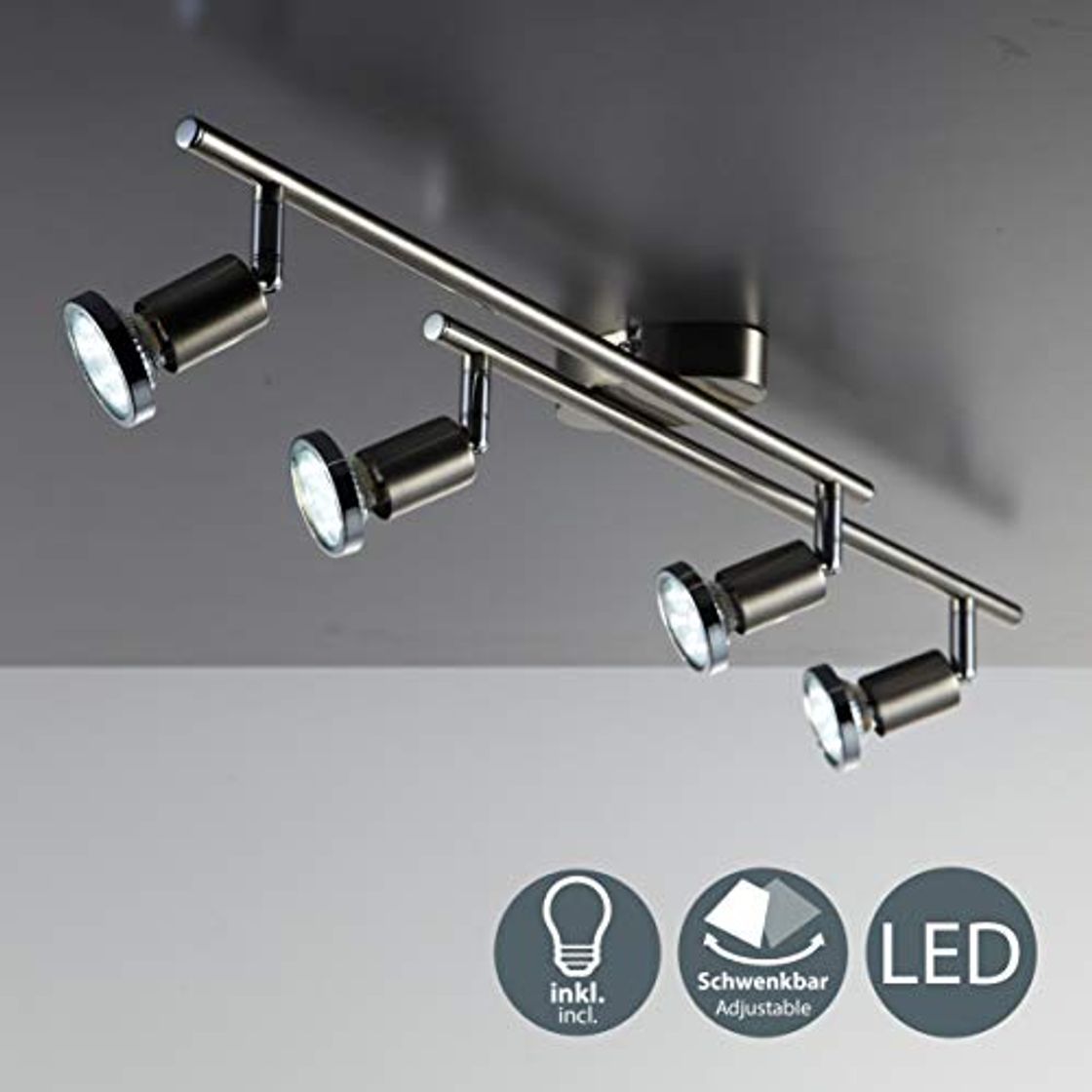 Productos Lámpara de techo LED I Focos giratorios y orientable incl