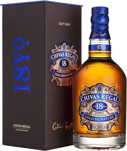 Chivas Regal 18 Years Old Gold Signature Whisky 70 cl: Amazon.fr ...