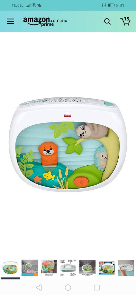 Productos Fisher-Price - Proyector Animalitos, Juguete y Luz de Cuna para Bebé Recién