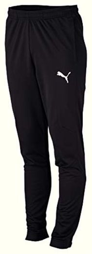 PUMA Liga Sideline Poly Pants Core Pantalón, Hombre, Negro