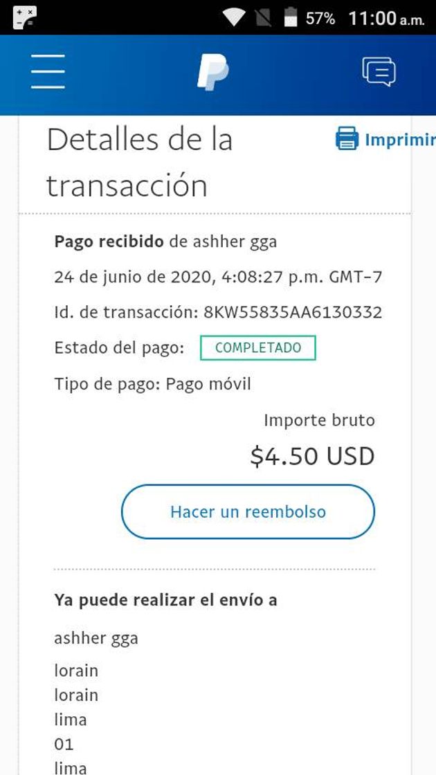 Social Paga a PayPal o banco Perú