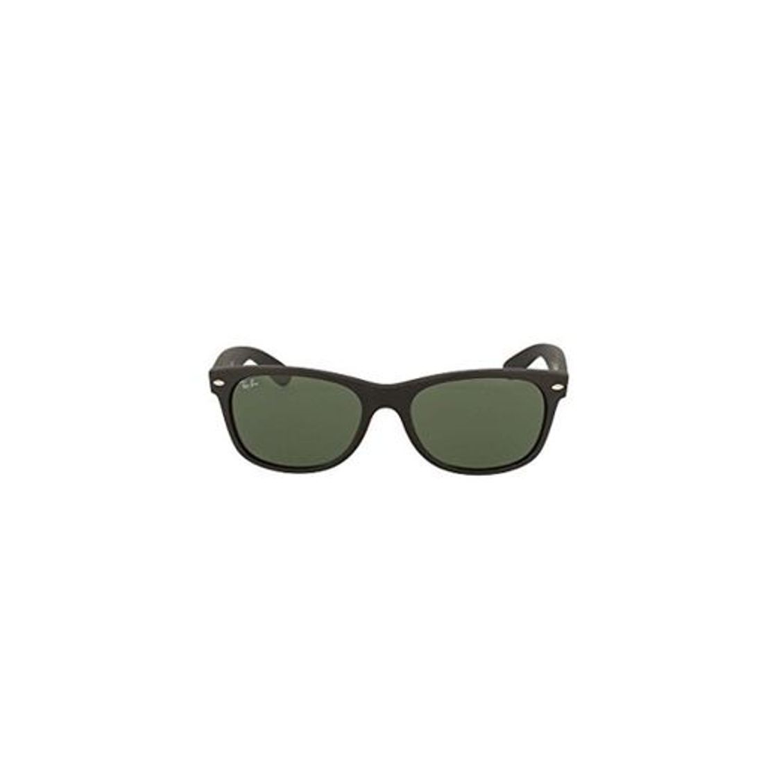 Moda Occhiali da sole Uomo Donna Ray Ban 2132 New Wayfarer 622 Nero Squadrati Verdi