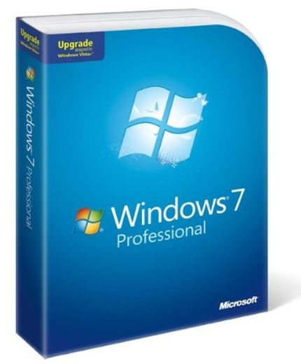 Microsoft Windows 7 Professional, Upgrade Edition for XP or Vista users