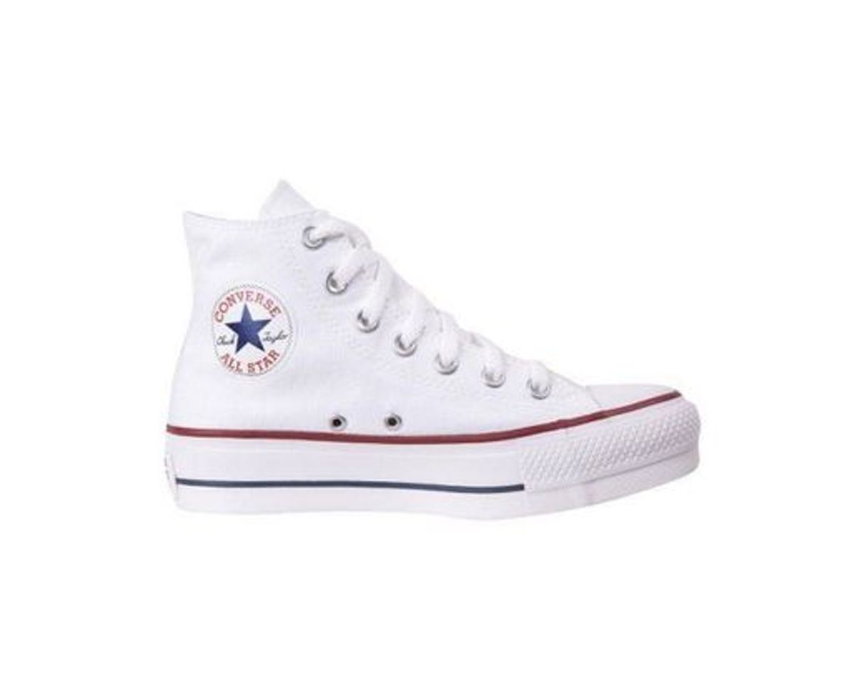 Fashion Converse Chuck Taylor All Star Hi Top, Zapatillas Unisex Adulto, Blanco