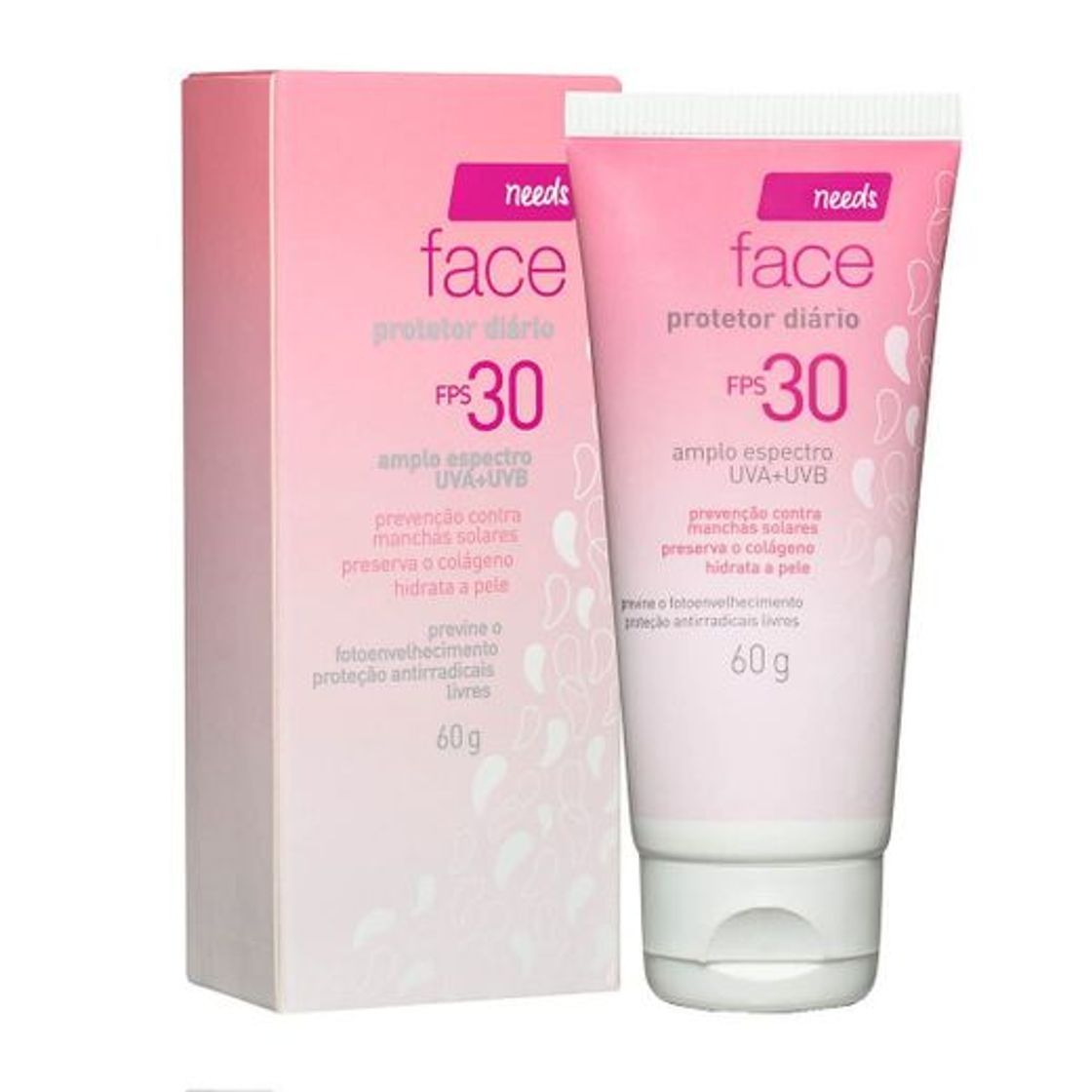 Fashion Protetor Solar Facial Needs Diário FPS30 60g 