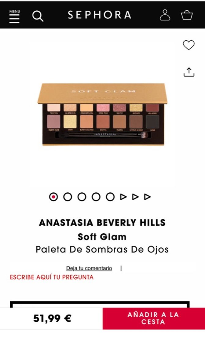 Social SOFT GLAM EYE SHADOW PALETTE|Anastasia Beverly Hills en ...
