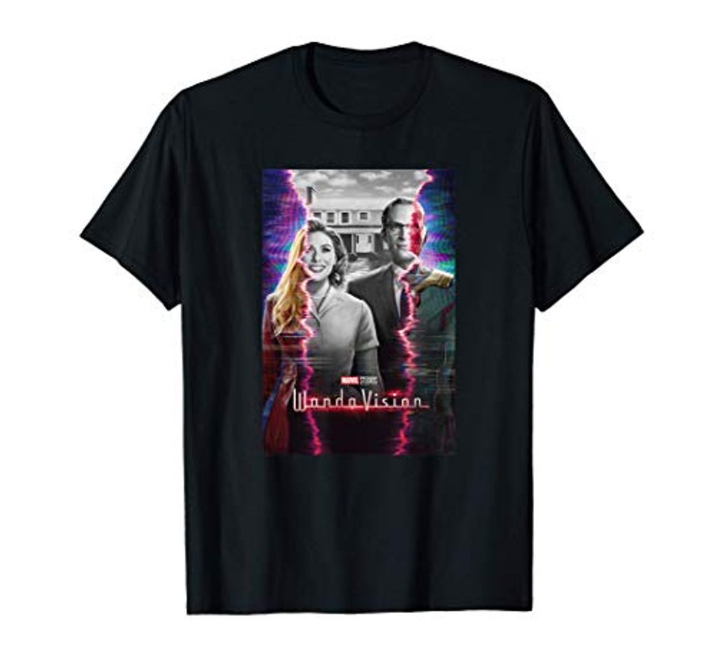 Moda Marvel WandaVision Wanda & Vision Series Poster Camiseta