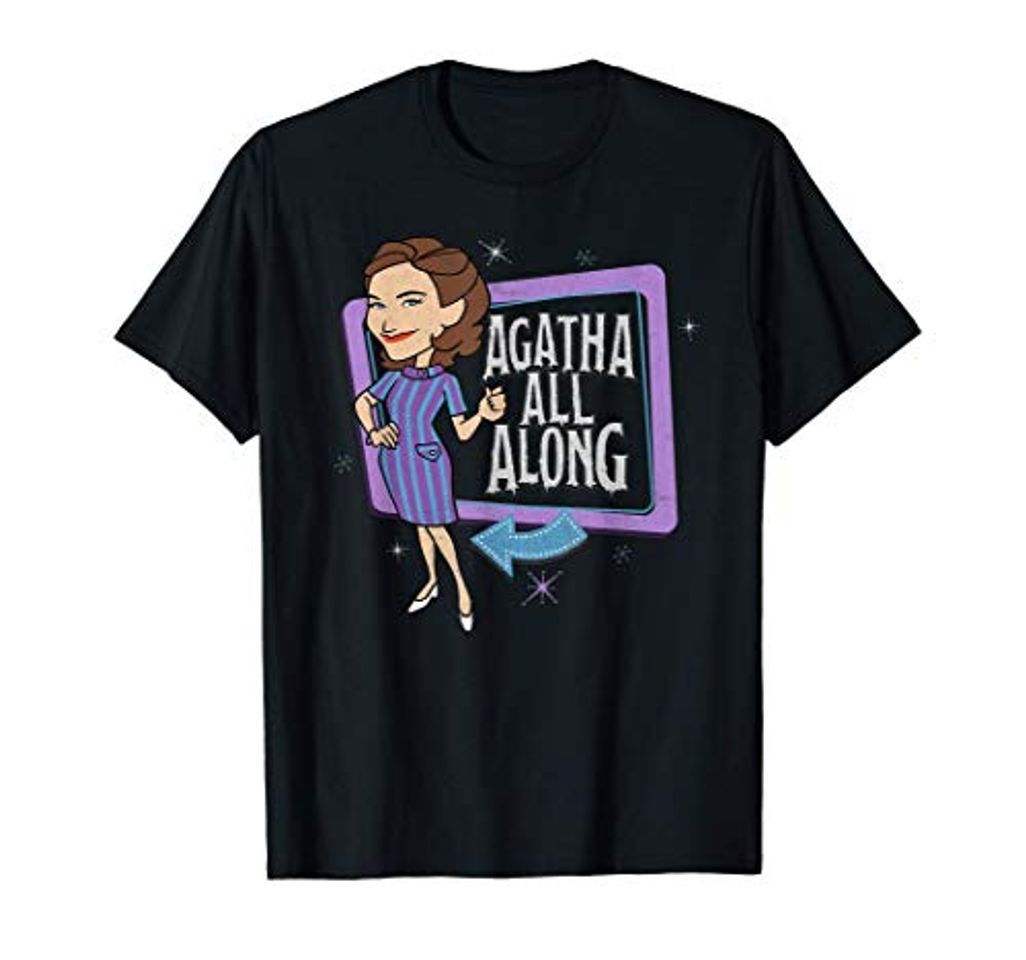 Moda Marvel WandaVision Agatha All Along Retro Camiseta