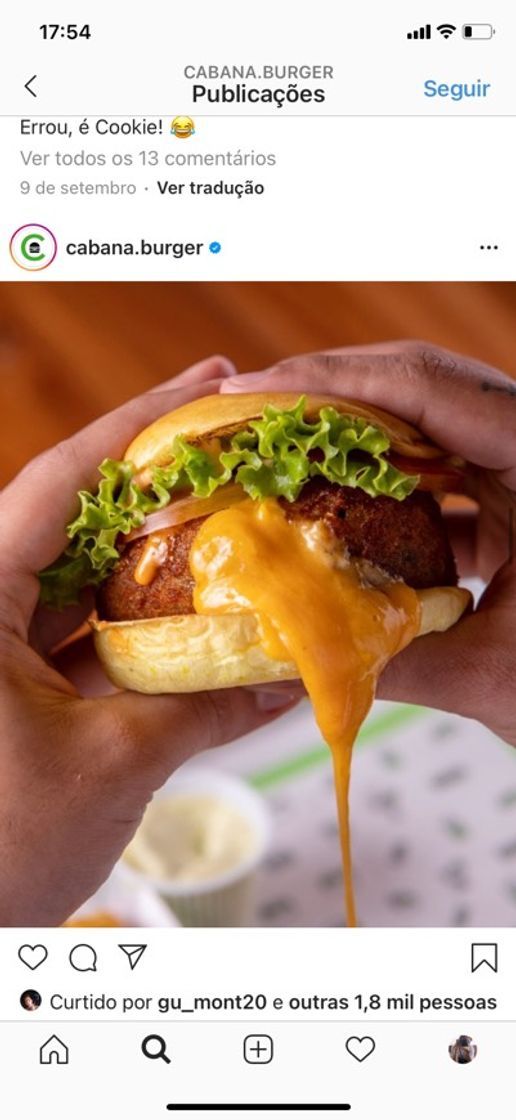 Restaurantes Cabana Burger Oscar Freire