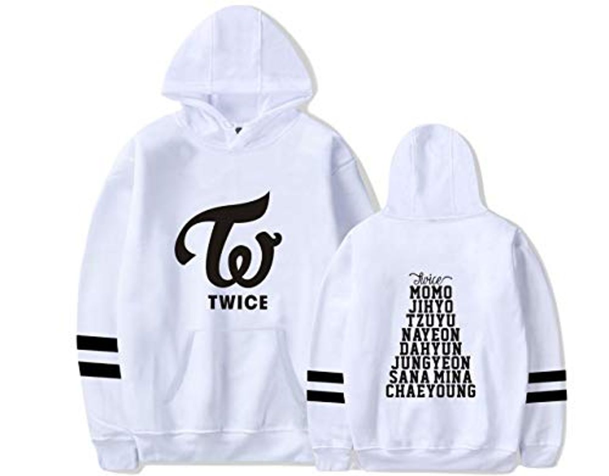 Places Twice Sudadera Las Sudaderas con Capucha de Manga Larga de otoño Invierno