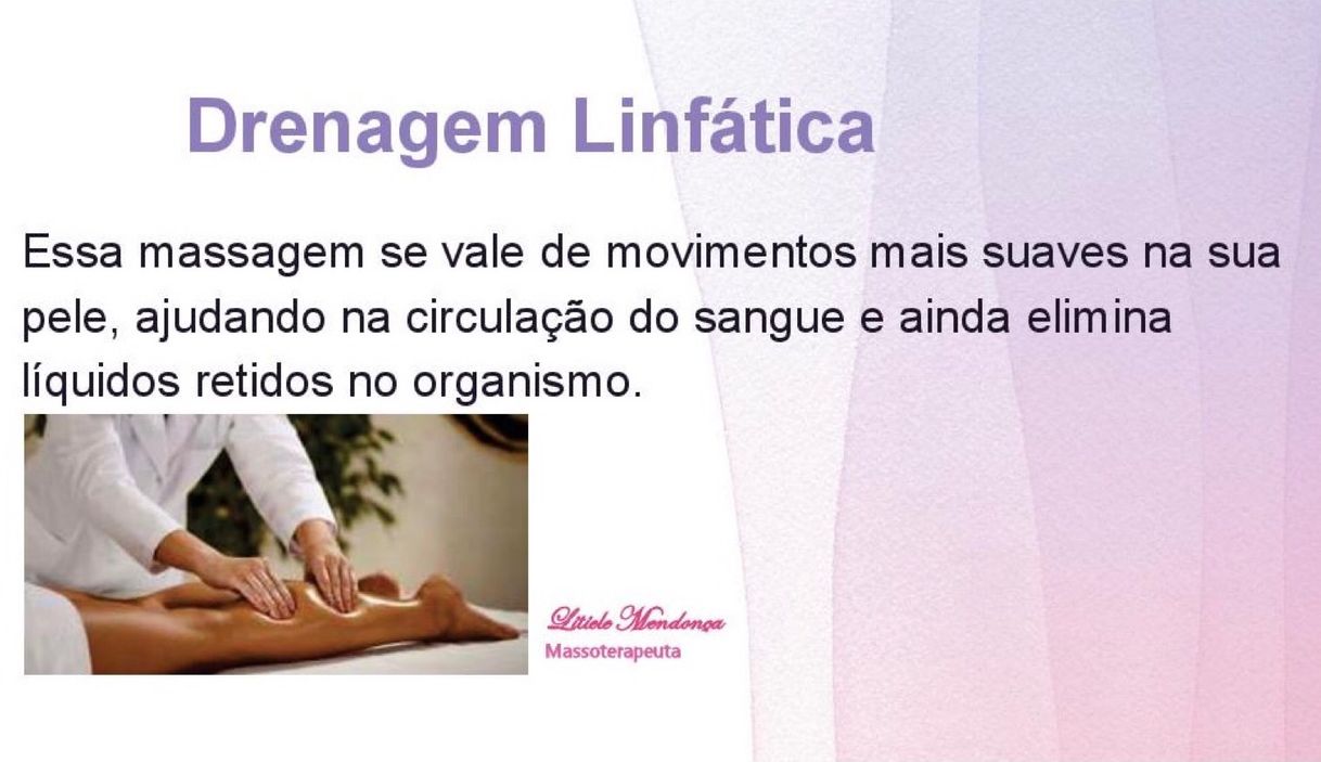 Fashion Drenagem linfática 