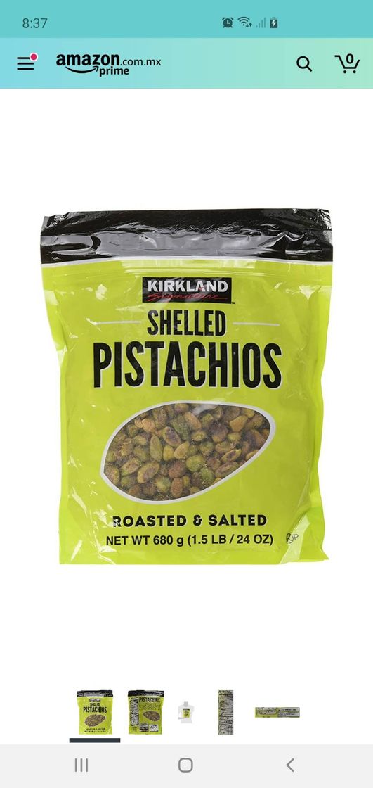 Social Kirkland Pistaches sin cáscara