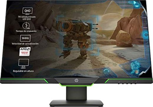 HP 27xq - Monitor gaming de 27'' con pantalla Quad HD