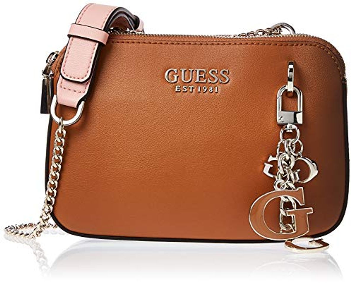 Fashion Guess SHEROL CONVERTIBLE CROSSBODY Bandolera femmes Cognac